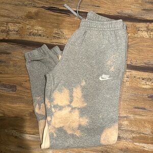 Bleached Nike sweatpants